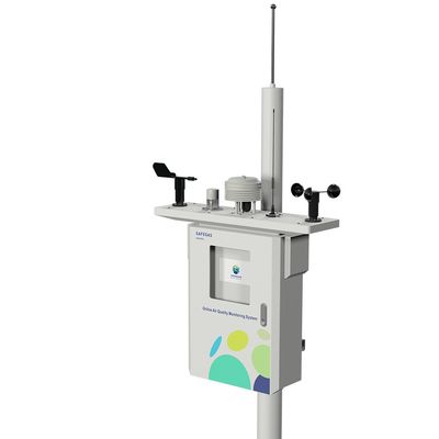 Ambient Air Quality Monitoring System with 7-in-1 Gas Detection, PM2.5/PM10, Meteorology, 7″ Touch Screen, and RS485/4G/LoRA Connectivity
