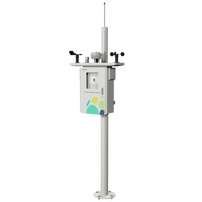 Ambient Air Quality Monitoring System with 7-in-1 Gas Detection, PM2.5/PM10, Meteorology, 7″ Touch Screen, and RS485/4G/LoRA Connectivity