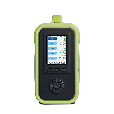Portable Multi Gas Detector for CO2 CH4 H2S with 3.5-Inch Screen