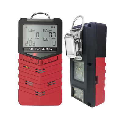 IP68 Waterproof Portable 4-Gas Detector with Man Down Alarm and 24-Hour Battery Life