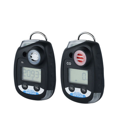 Safegas Portable Single Gas Detector for SO2 with IP68 Protection 2-Year Standby and Sound Light Vibration Alarm