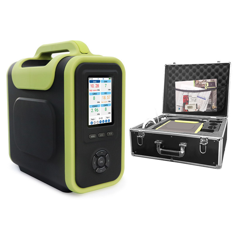 Portable Gas Analyzer with 1100°C Flue Gas Detection for CO SO2 NOX CO2 VOC Monitoring